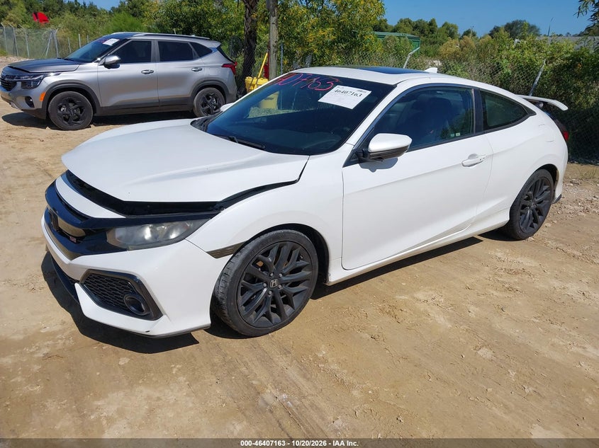 Vin: 2hgfc3a54jh751355, lot: 46907521, honda civic si 20182