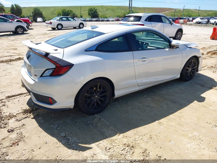 Vin: 2hgfc3a54jh751355, lot: 46907521, honda civic si 20184