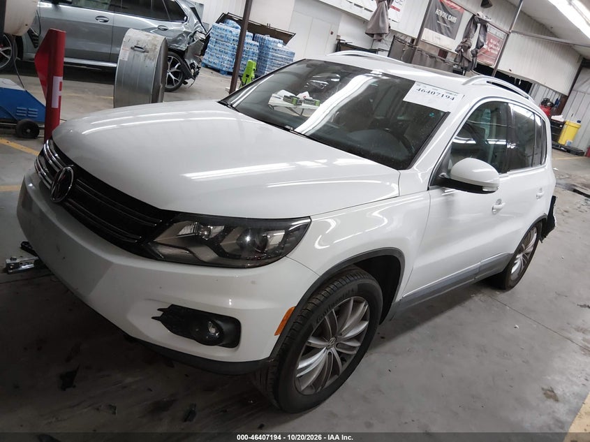 Vin: wvgav7ax3gw029487, lot: 46907552, volkswagen tiguan se 20162