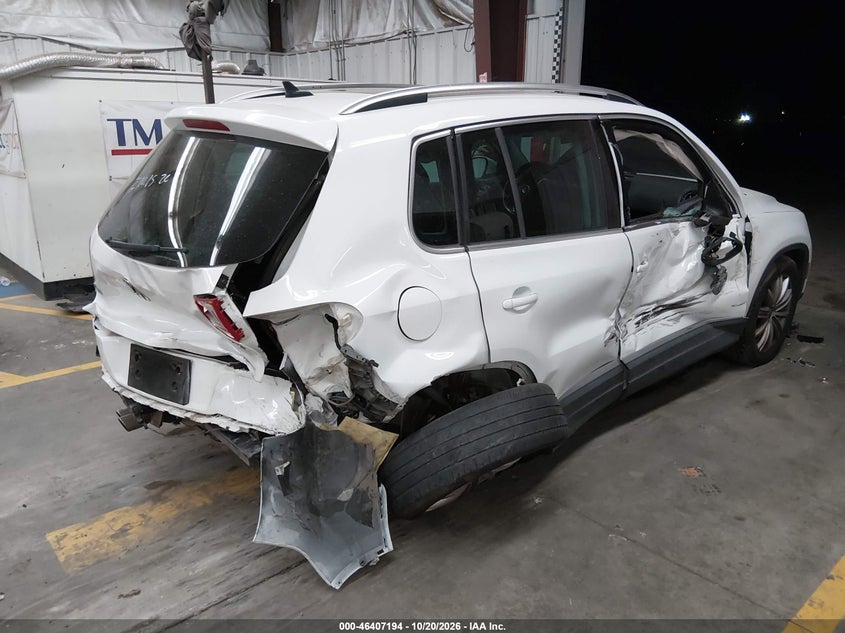 Vin: wvgav7ax3gw029487, lot: 46907552, volkswagen tiguan se 20164