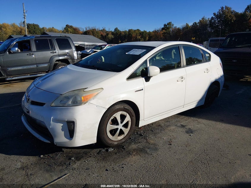 Vin: jtdkn3du1f1922854, lot: 46907567, toyota prius two 20152