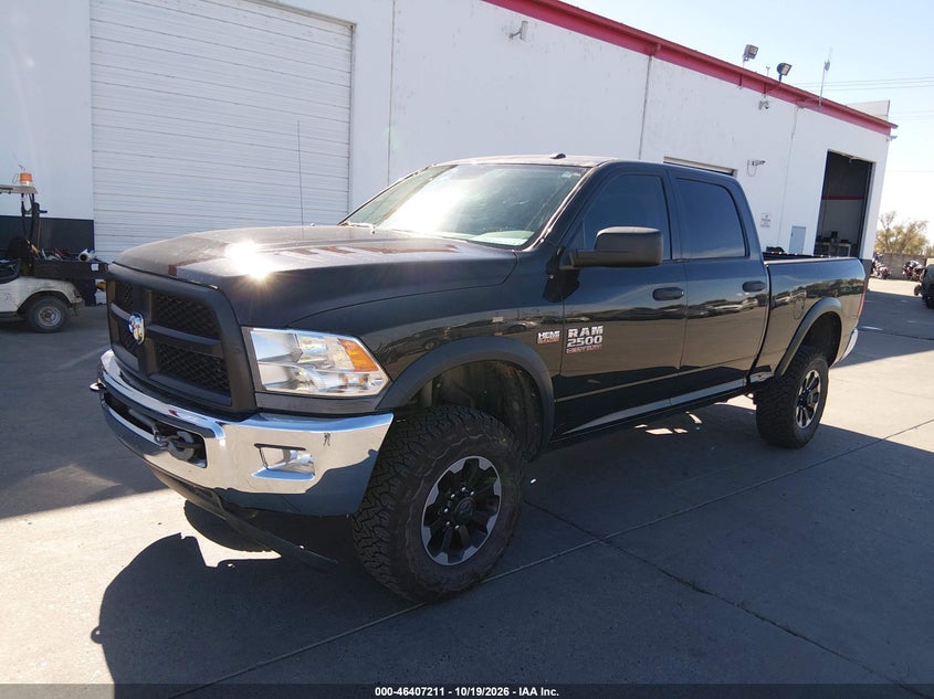 Vin: 3c6tr5cj1jg340332, lot: 46907569, ram 2500 tradesman  4x4 6'4 box 20182