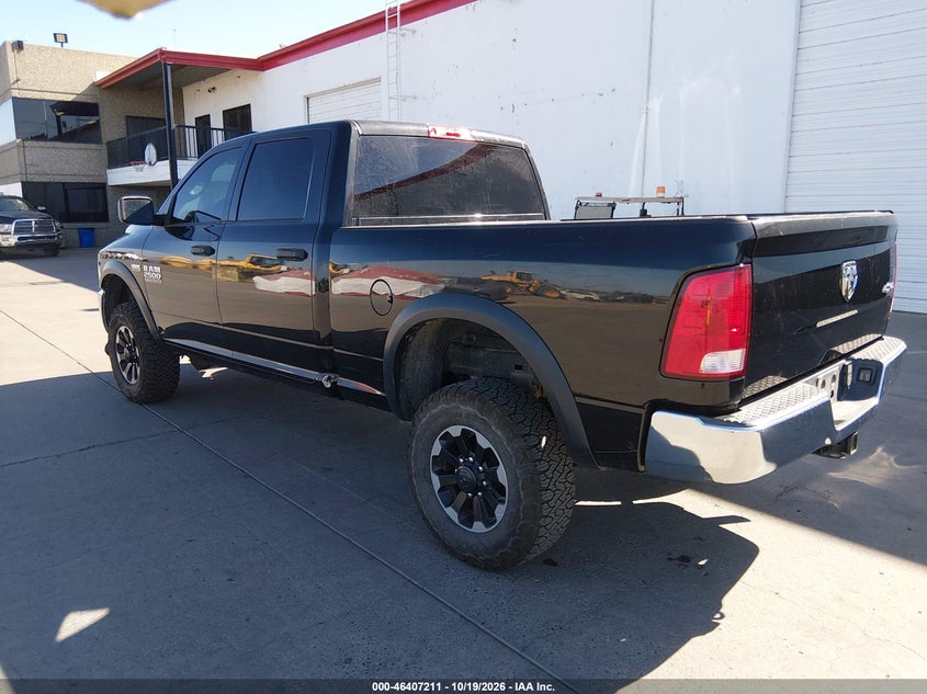 Vin: 3c6tr5cj1jg340332, lot: 46907569, ram 2500 tradesman  4x4 6'4 box 20183