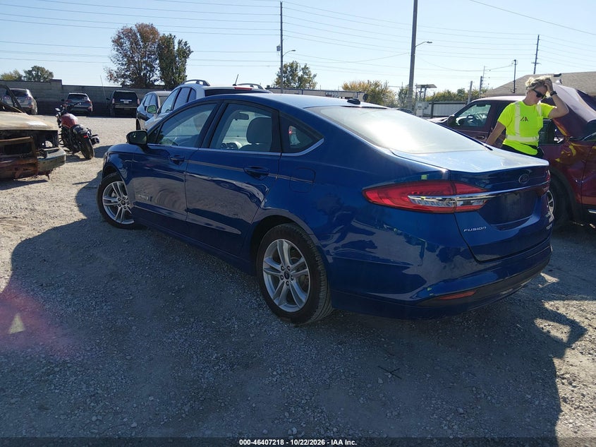 Vin: 3fa6p0uu0jr101176, lot: 46907576, ford fusion hybrid s 20183