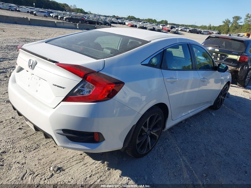 Vin: 2hgfc2f8xmh501832, lot: 46907585, honda civic sport 20214