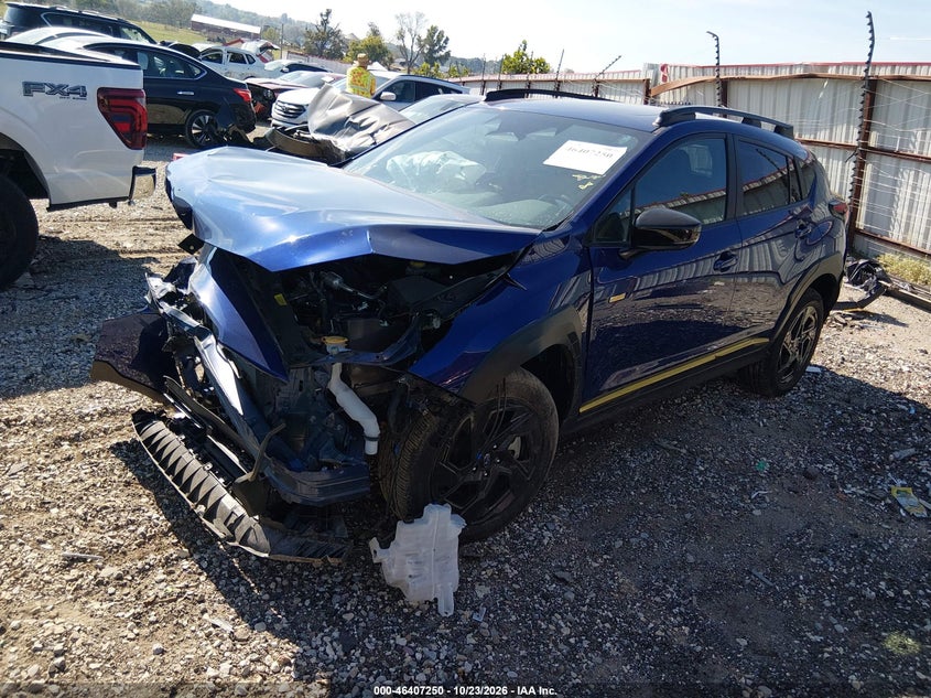 Vin: 4s4guhf6xs3774217, lot: 46907608, subaru crosstrek sport 20252