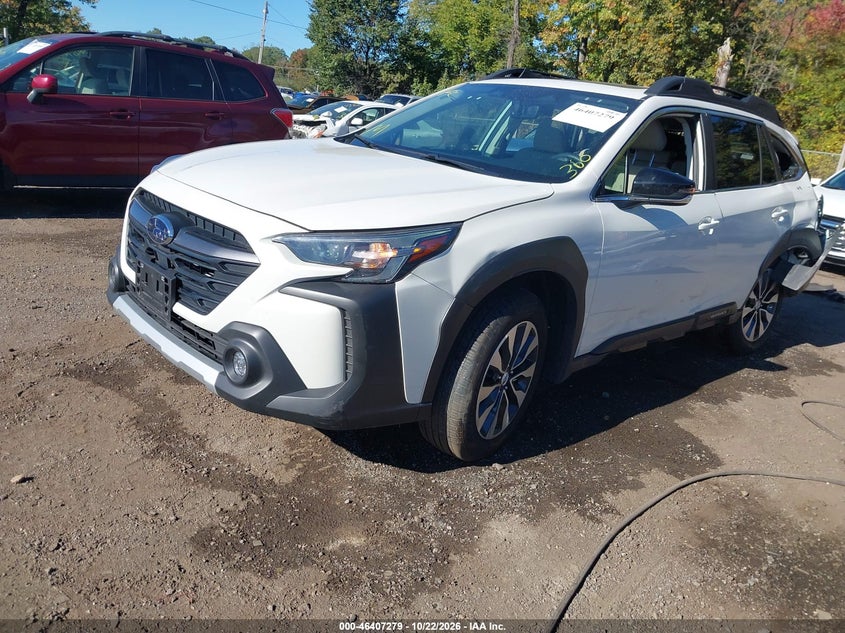 Vin: 4s4btanc9s3177569, lot: 46907637, subaru outback limited 20252