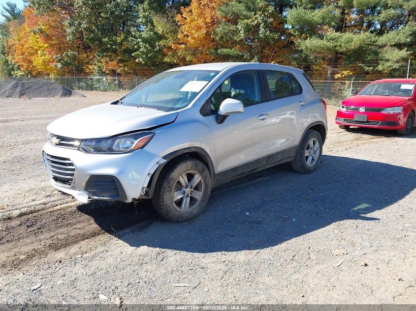 Vin: kl7cjksb8mb307329, lot: 46907647, chevrolet trax fwd ls 20212