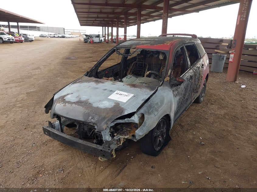 2008 Toyota Matrix Xr, Engine Burn, IAAI, VIN 2T1KR32E08C695333 — photo 2