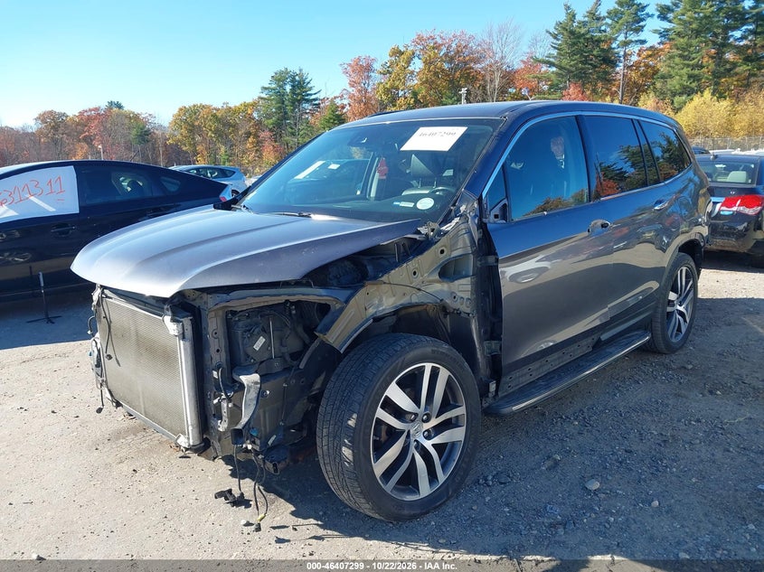Vin: 5fnyf6h04gb024757, lot: 46907657, honda pilot elite 20162
