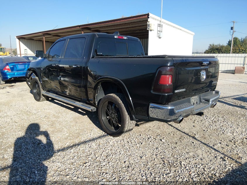 Vin: 1c6srfjt3kn709559, lot: 46907687, ram 1500 laramie  4x4 5'7 box 20193