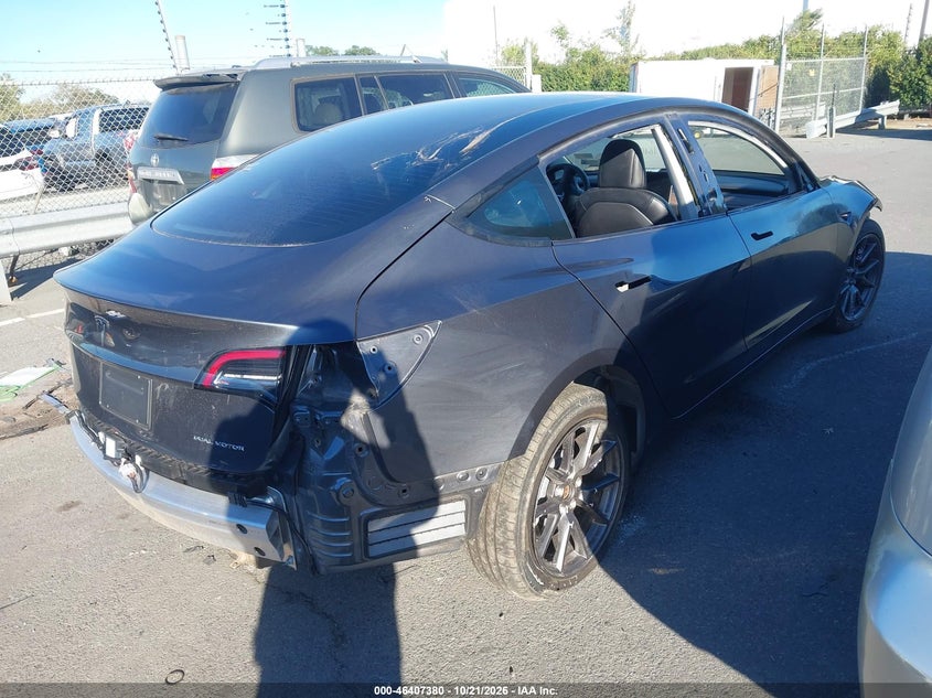 Vin: 5yj3e1eb8mf983936, lot: 46907738, tesla model 3 long range 20214