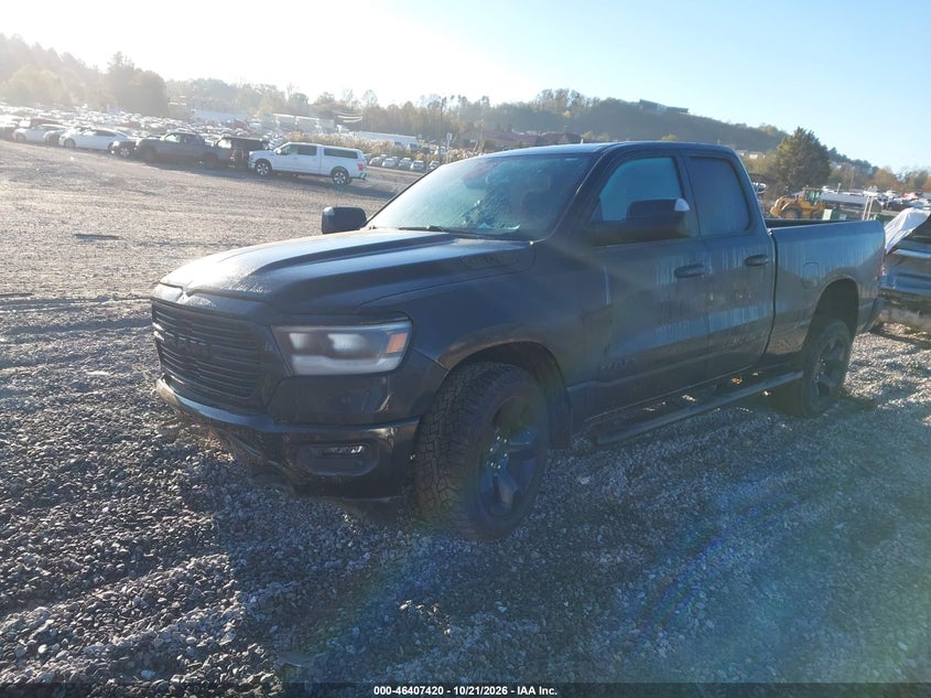 Vin: 1c6srfbt4kn603359, lot: 46907778, ram 1500 big horn/lone star  4x4 6'4 box 20192
