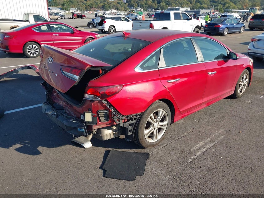 Vin: 5npe34af4jh647402, lot: 46907830, hyundai sonata sel 20184