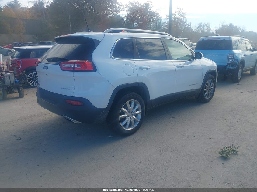 Vin: 1c4pjmds9hw565564, lot: 46907854, jeep cherokee limited 4x4 20174
