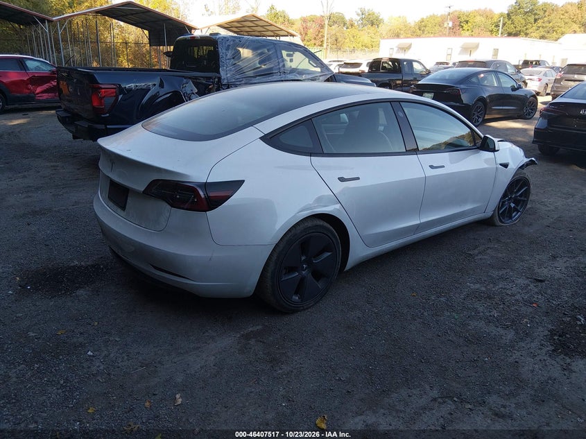Vin: 5yj3e1ea9pf558835, lot: 46907875, tesla model 3 rear-wheel drive 20234