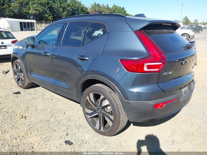 Vin: yv4l12um2t2657598, lot: 46907879, volvo xc40 ultra, b5 awd gas (mild hybrid), dark 20263