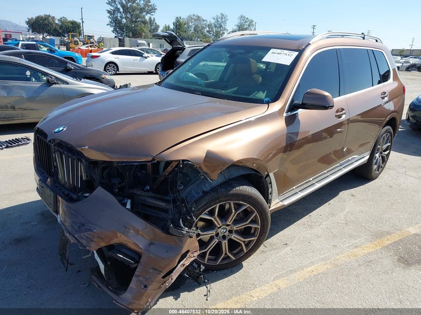 Vin: 5uxcw2c58klb43456, lot: 46907890, bmw x7 xdrive40i 20192