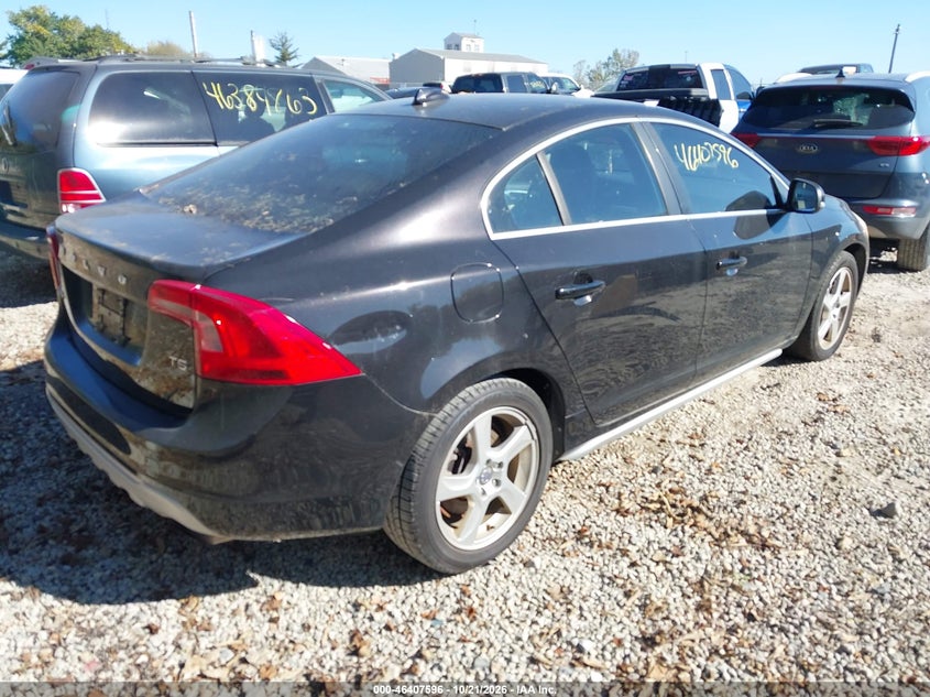 Vin: yv1622fs1c2030510, lot: 46907954, volvo s60 t5 20124