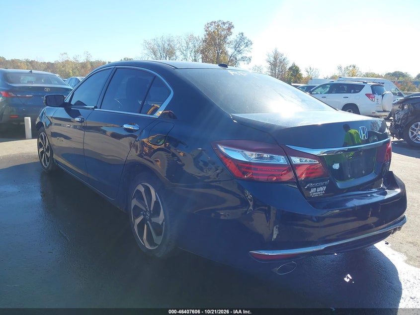 Vin: 1hgcr3f82ga001397, lot: 46907964, honda accord ex-l v-6 20163