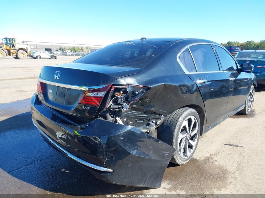 Vin: 1hgcr3f82ga001397, lot: 46907964, honda accord ex-l v-6 20164
