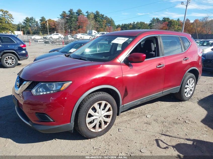 2016 Nissan Rogue S, Right Front, IAAI, VIN JN8AT2MV7GW140068 — photo 2