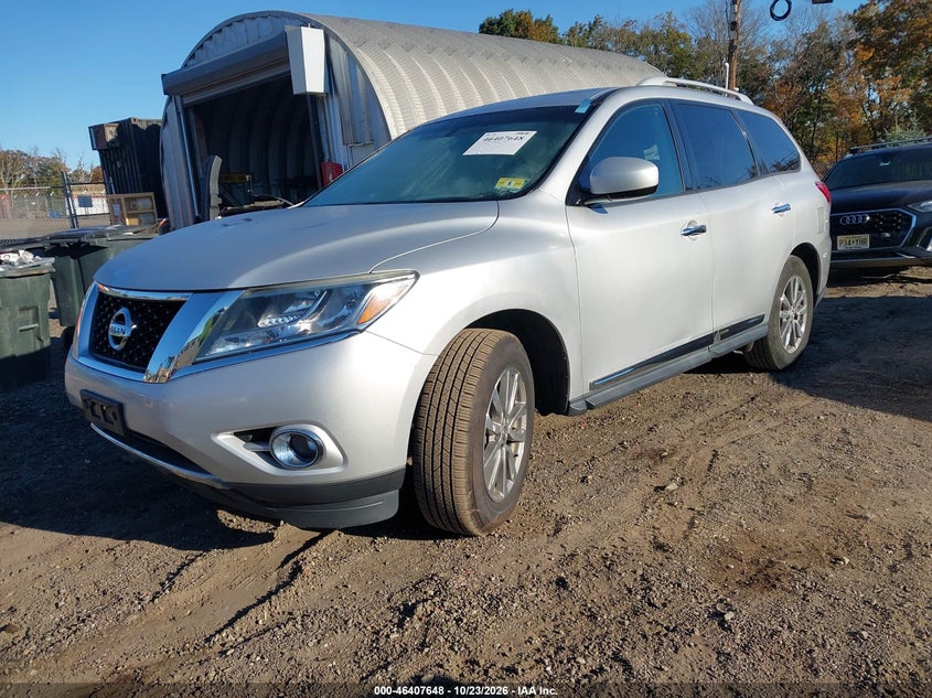 Vin: 5n1ar2mm2dc685430, lot: 46908006, nissan pathfinder sl 20132