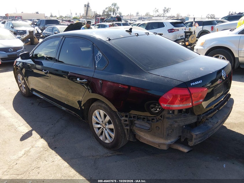 Vin: 1vwat7a36fc036213, lot: 46908033, volkswagen passat 1.8t wolfsburg edition 20153