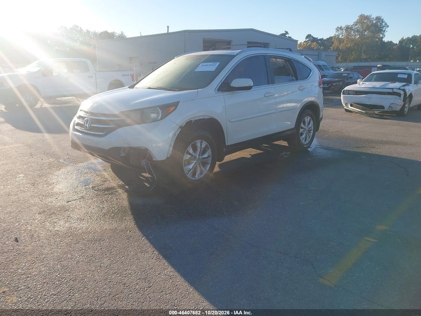 2012 Honda Cr-V Ex-L, Обычный износ, IAAI, VIN 5J6RM3H73CL027687 — фото 2