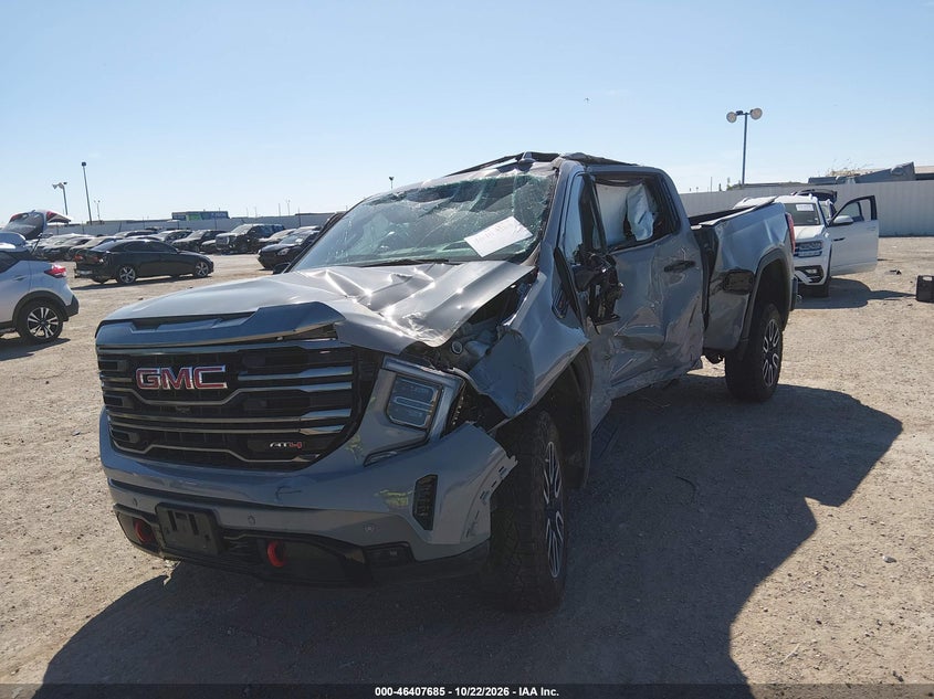2024 GMC Sierra 1500 4Wd Short Box At4, Неизвестно, IAAI, VIN 1GTUUEEL6RZ224713 — фото 2