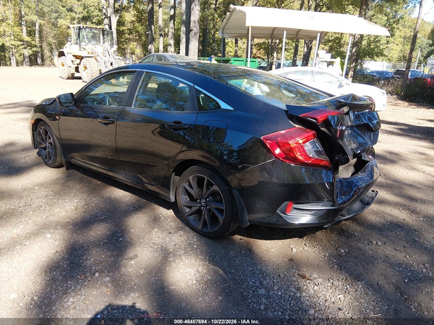 Vin: 2hgfc2f88lh557055, lot: 46908052, honda civic sport 20203