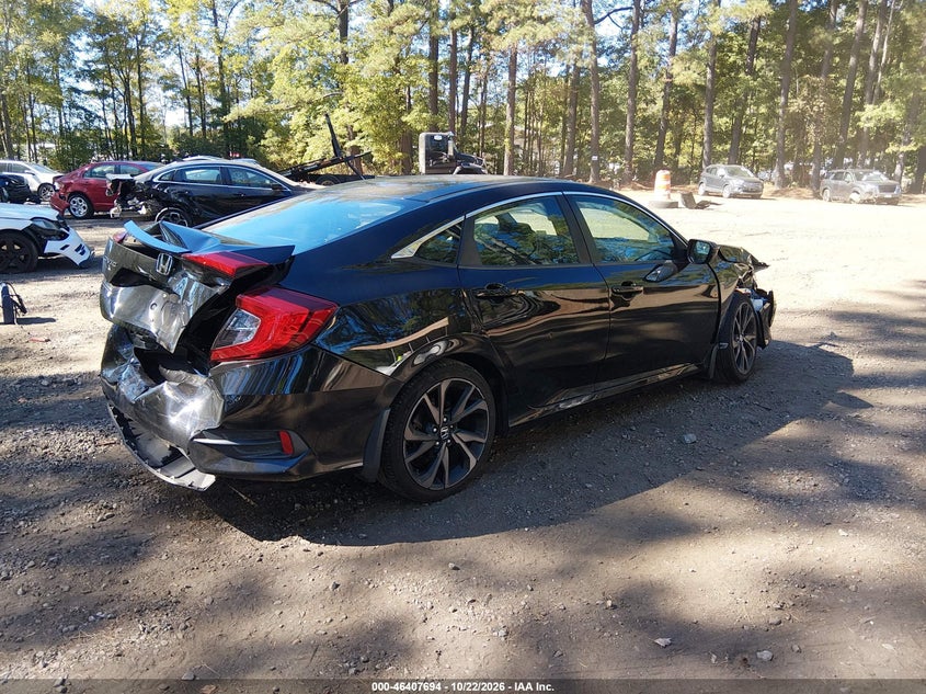 Vin: 2hgfc2f88lh557055, lot: 46908052, honda civic sport 20204