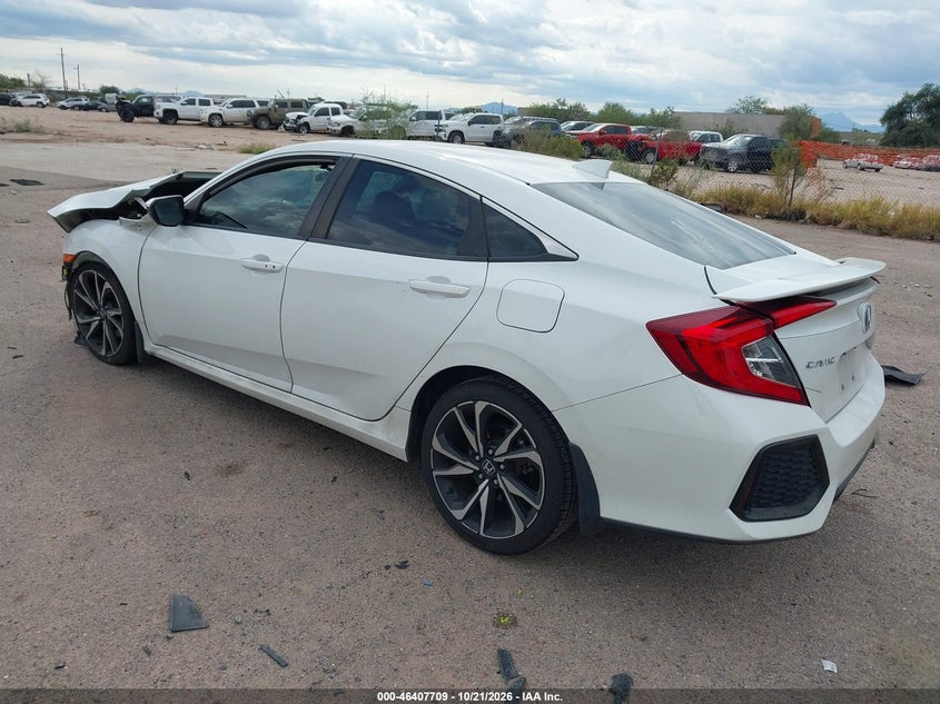 Vin: 2hgfc1e5xjh704216, lot: 46908067, honda civic si 20183