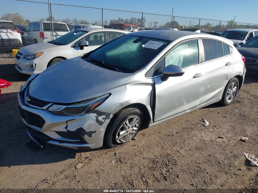 Vin: 3g1be6sm6js652816, lot: 46908072, chevrolet cruze lt auto 20182