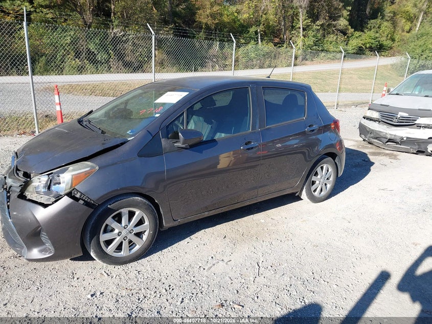 2015 Toyota Yaris Le, Front End, IAAI, VIN VNKKTUD34FA036621 — photo 2