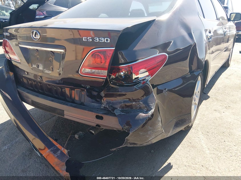 LEXUS ES 330 2006 VIN JTHBA30G065162869
