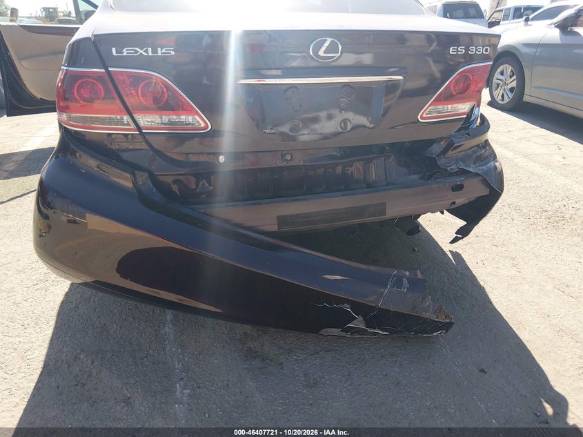 LEXUS ES 330 2006 VIN JTHBA30G065162869