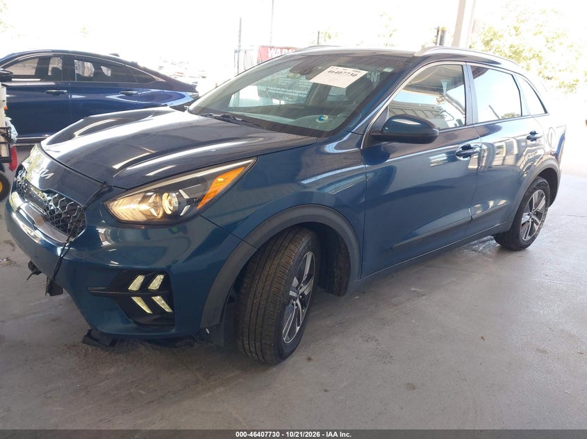 Vin: kndcb3lc9n5498790, lot: 46908088, kia niro lxs 20222
