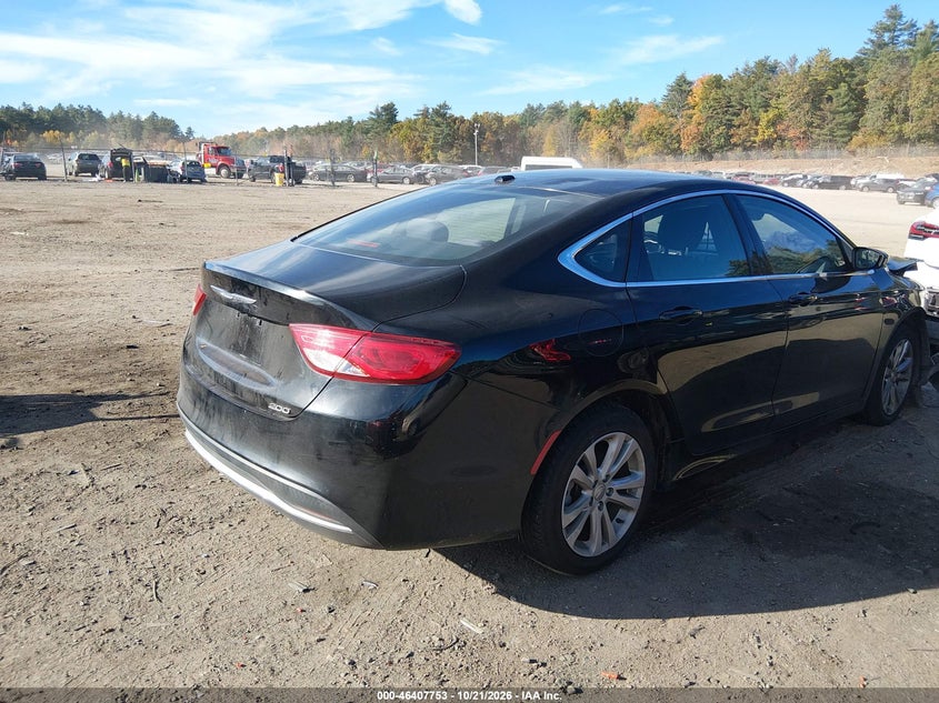 Vin: 1c3cccab5fn582781, lot: 46908111, chrysler 200 limited 20154