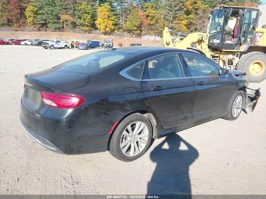 Vin: 1c3cccab5fn582781, lot: 46908111, chrysler 200 limited 20154
