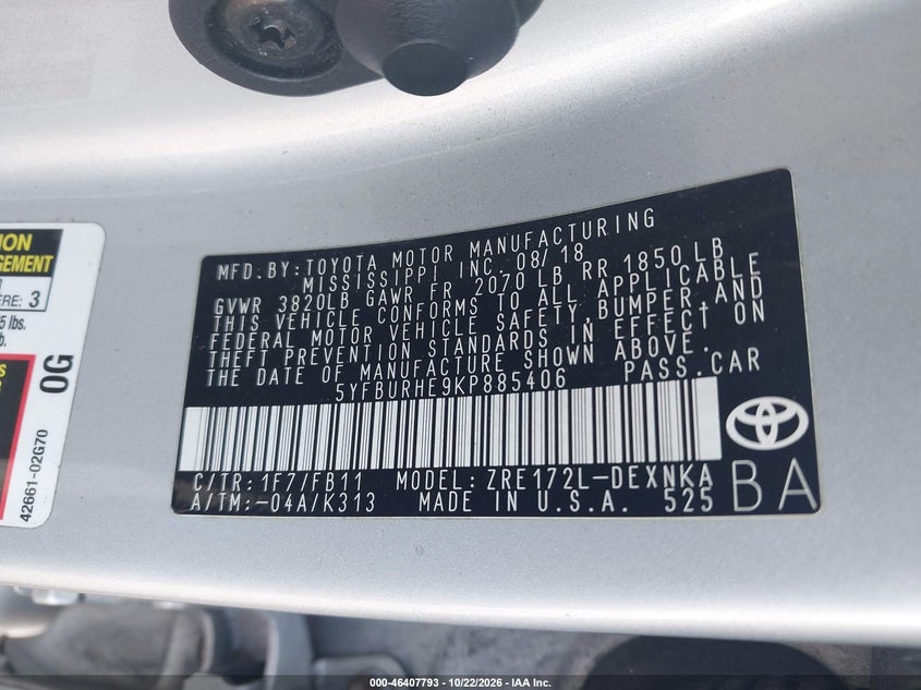 TOYOTA COROLLA - zdjęcie 9