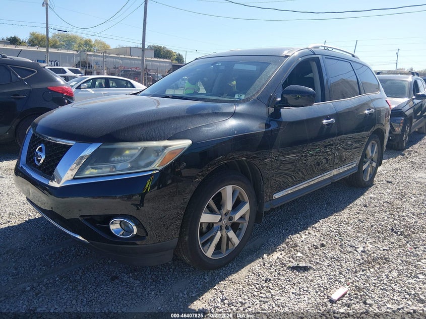 Vin: 5n1ar2mm0ec735646, lot: 46908183, nissan pathfinder platinum 20142