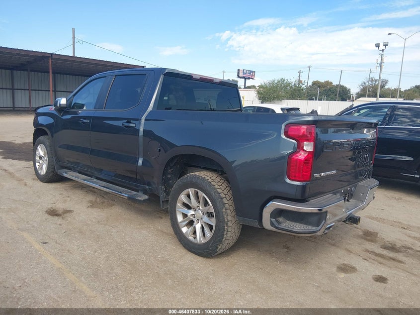Vin: 1gcuyded9mz166113, lot: 46908191, chevrolet silverado 1500 4wd  short bed lt 20213