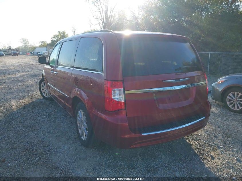 Vin: 2c4rc1bg7fr662266, lot: 46908199, chrysler town & country touring 20153