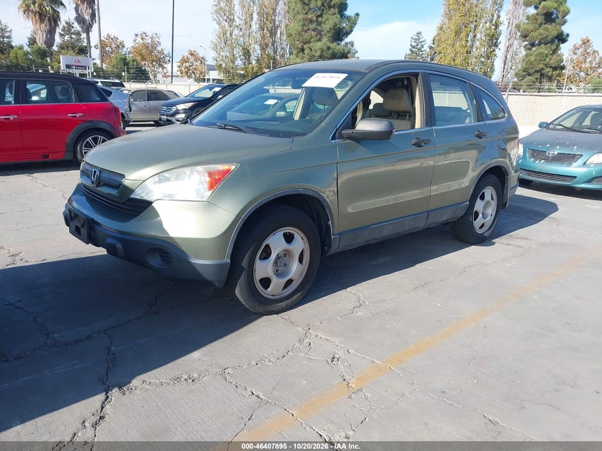 2007 Honda Cr-V Lx, Normal Wear & Tear, IAAI, VIN 5J6RE48347L009611 — photo 2