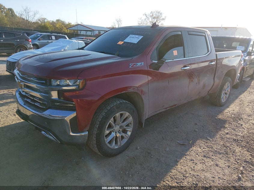 Vin: 1gcuyged9lz224804, lot: 46908314, chevrolet silverado 1500 4wd  short bed ltz 20202