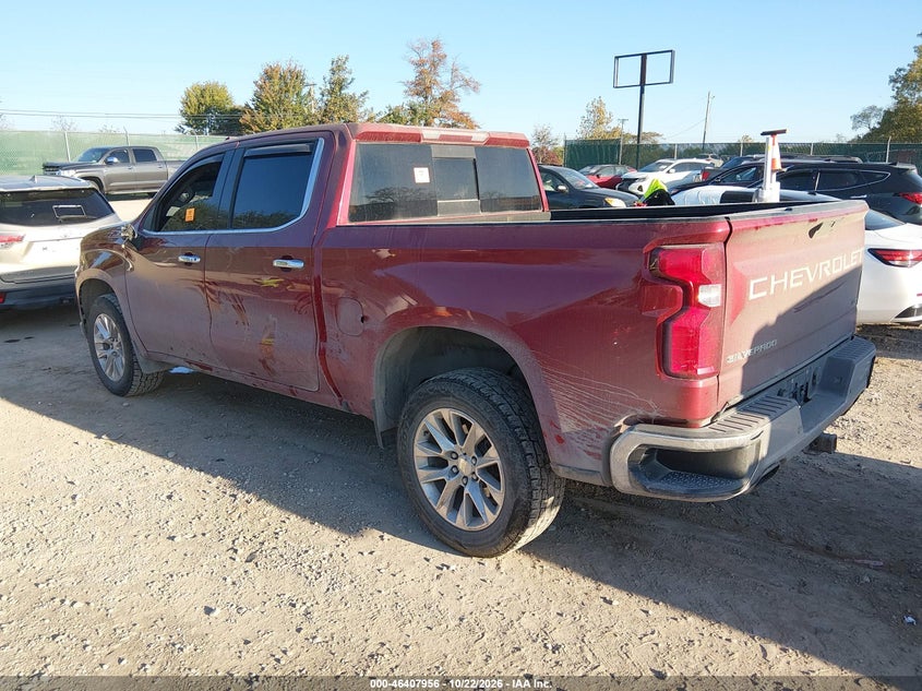 Vin: 1gcuyged9lz224804, lot: 46908314, chevrolet silverado 1500 4wd  short bed ltz 20203