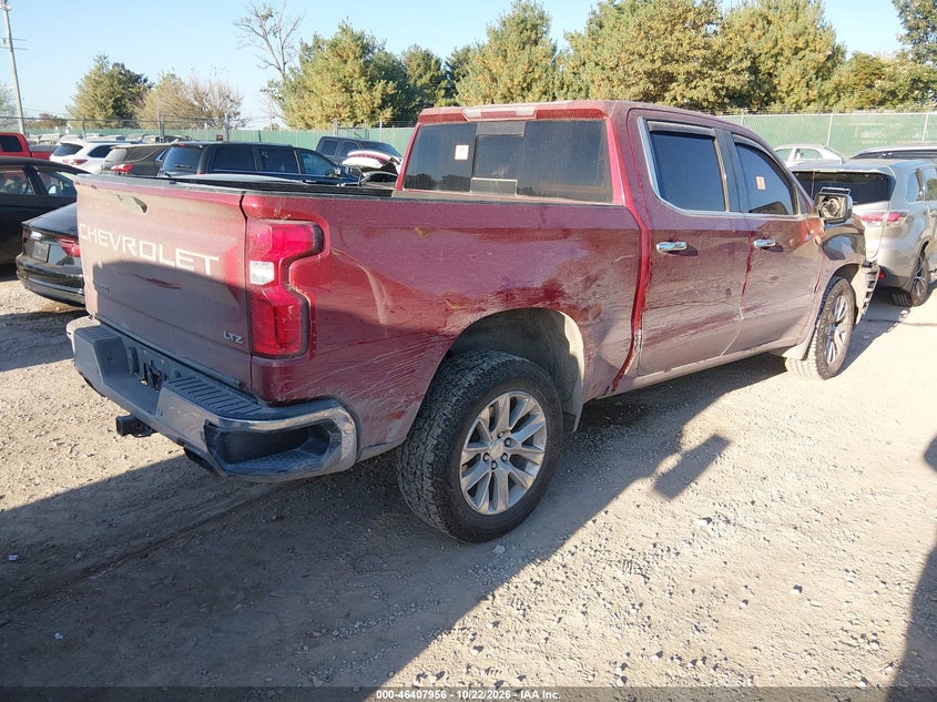Vin: 1gcuyged9lz224804, lot: 46908314, chevrolet silverado 1500 4wd  short bed ltz 20204