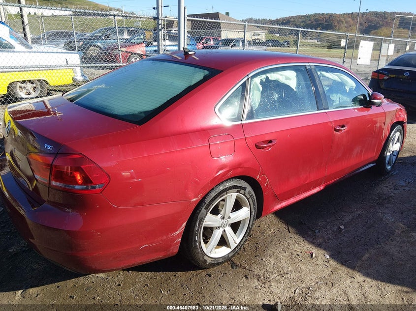 Vin: 1vwat7a38fc078009, lot: 46908341, volkswagen passat 1.8t limited edition 20154