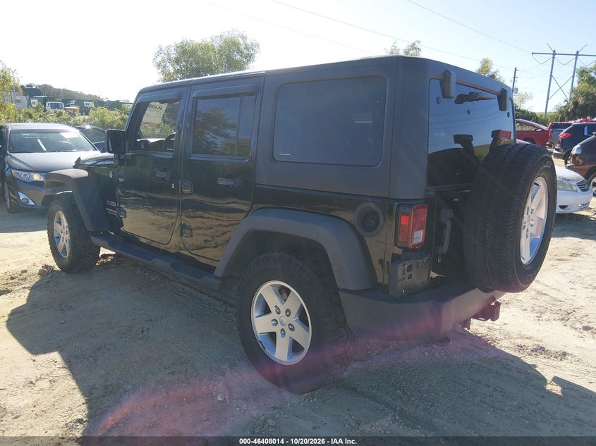 Vin: 1c4bjwdg7cl135026, lot: 46908372, jeep wrangler unlimited sport 20123